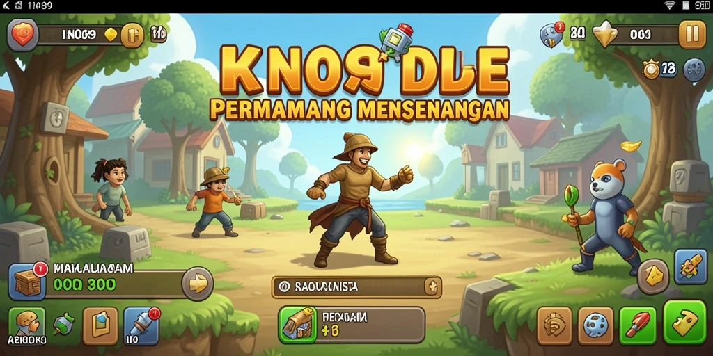 Screenshot KNO89 menunjukkan gameplay Idle yang menarik dan interaktif.