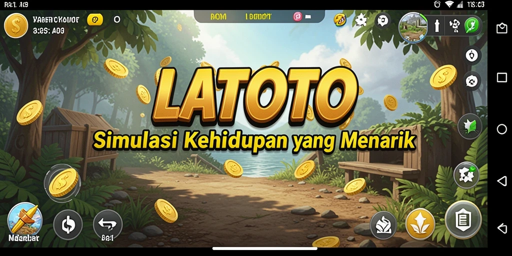 Tampilan gameplay LATOTO yang menawan dan interaktif.