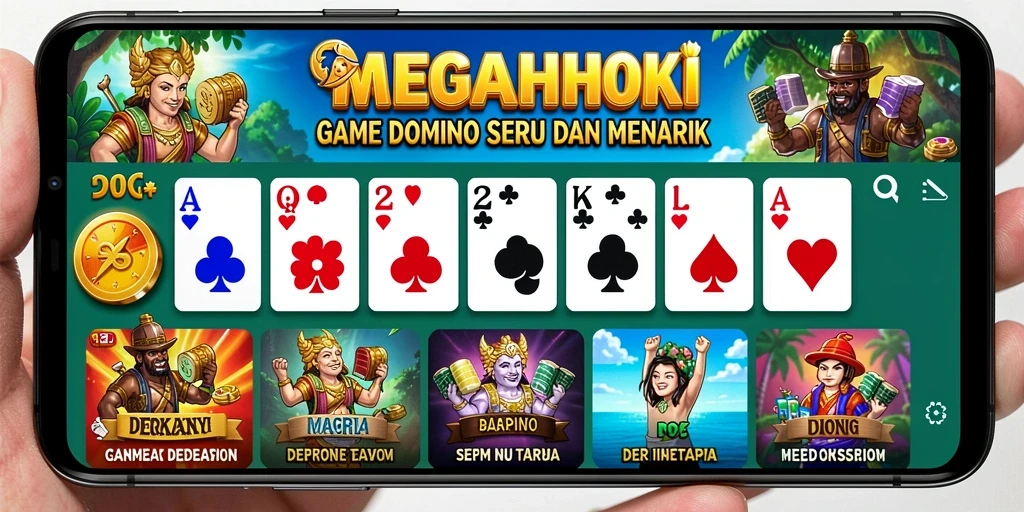 Gameplay seru di MEGAHOKI dengan tampilan menarik.