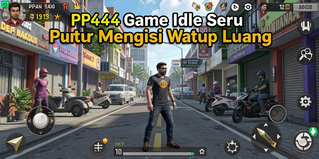Tampilan gameplay PP444 yang menarik dan menawan.