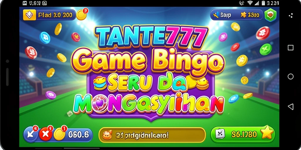 Screenshot utama TANTE777 dengan tampilan gameplay Bingo yang seru.