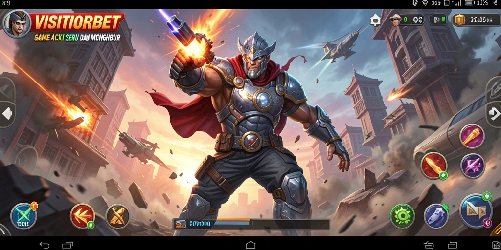 Tampilan gameplay seru dari VISITORBET yang penuh aksi.